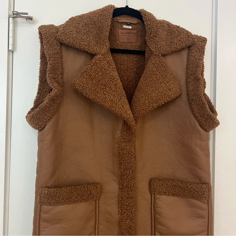 BLANK NYC TOUCH AND GO VEST LONG COAT - Picture 8 of 14